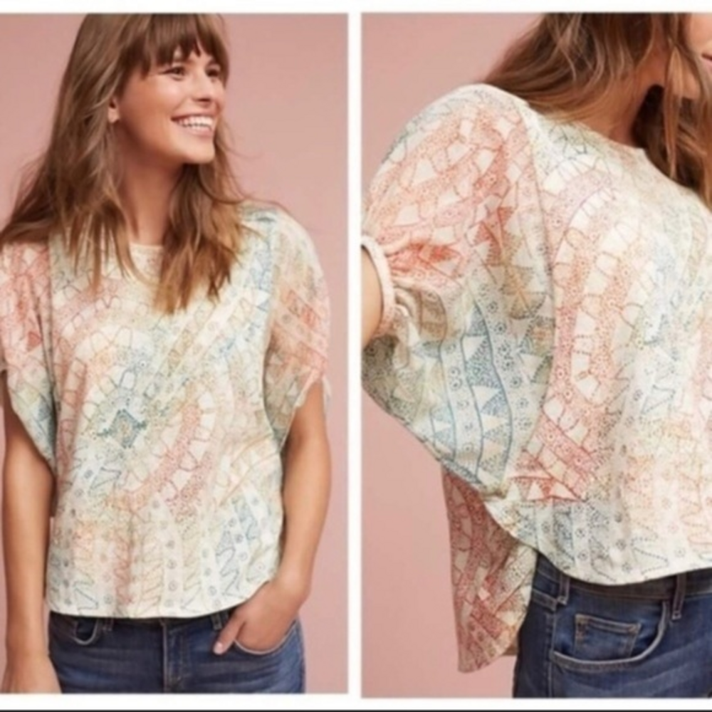 Anthropologie Eri + Ali Top XS
